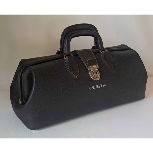 VintageDoctor PhysicianMedical Bag 1900's